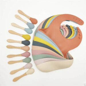 Baby Anti-dirty Waterproof Silica Gel Bibs