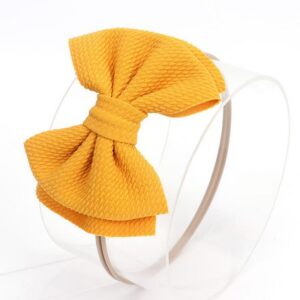 Kids Solid Color Bowknot Hair Accessory
