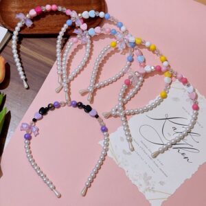 Kids Girl Fashion Multicolor Beaded Hair Band