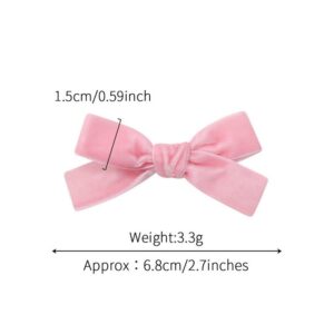 Cute Solid Color Bow Hairpin