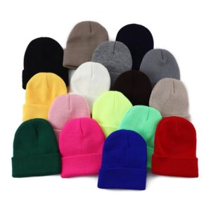 Children's Fashion Casual Solid Color Knitted Cap
