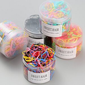 Children Fashion Multicolor Disposable Elastic Hair Ring