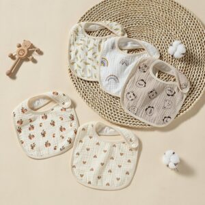 Toddlers Newborn Baby Fashion Cartoon Print Bib Burp Cloth