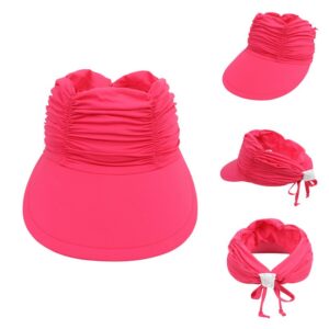 Kids Fashion Casual Solid Color Pleated Sports Large Brim Quick-Drying Sunhat