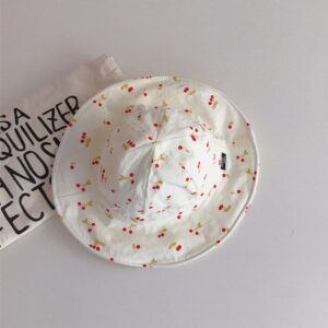 Kids Fashion Casual Printed Adjustable Sunscreen Bucket Hat
