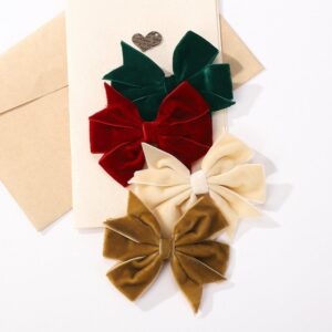 Kids Girls Cute Versatile Solid Color Bow Hair Clip