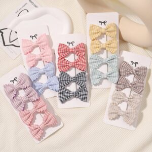 Kids Girls Cute Paid Bow Hair Clip