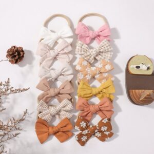 Kids Girls Cute Versatile Tiny Flower Bow Hairband