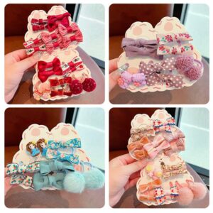 Kids Girls Cute Sweet Bow Hair Rings