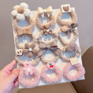 Kids Girls Cute Sweet Hair Rings