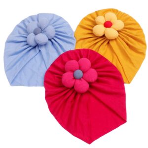 Newborn Cute Flower Turban Cap