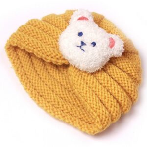 Newborn Cute Cartoon Knitwear Turban Cap