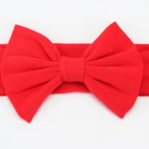 Baby Simple Solid Color Bow Headband