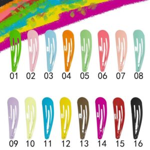 Kids Girls Cute Solid Color Bangs Hair Clip