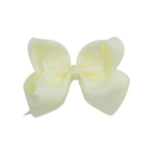 Kids Girls Cute Solid Color Bow Hairpin