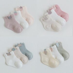 Kids Boys Girls Basic Casual Cute Cartoon Pattern Socks