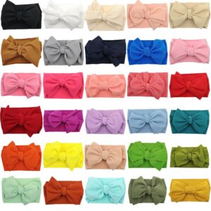 Kids Girls Cute Sweet Solid Color Bow Headwear