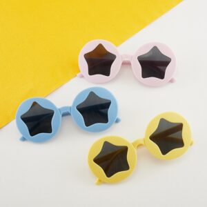 Kids Unisex Fashion Casual Cute Star Frame Sunglasses