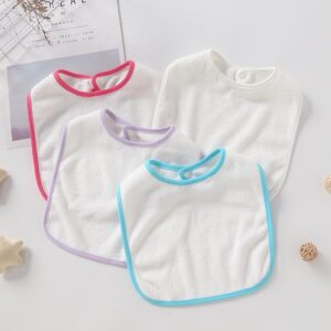 Toddlers Newborn Baby Fashion Solid Color Bib Burp Cloth