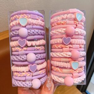 Fashion Children's Multicolor Hair Ring 5 Piece Set