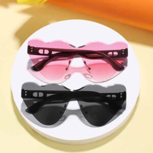 Kids Unisex Fashion Casual Heart Frame Sunglasses