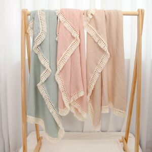 Kids Newborn Basic Cartoon Bear Print Bath Towel Swaddling