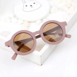 Kid Baby Round Frame Fashion Sunglasses