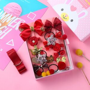 Kids Girls Cute Sweet Cartoon Bow Flower Hair Accessories
