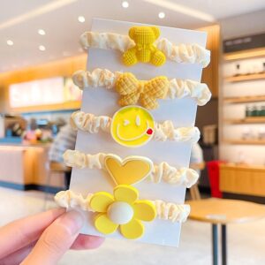 Kids Girls Cute Sweet Cartoon Bow Hair Accessories Set