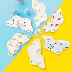 Newborn Cute Print Muslin Burp Cloth