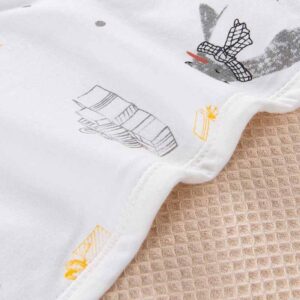 Newborn Cute Cartoon Floral Print Wrap Swaddle