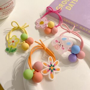Kids Girls Cute Sweet Cartoon Flower Butterfly Hair Rope