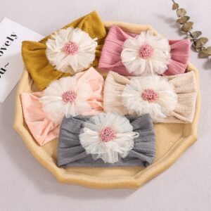 Children Kids Baby Fashion Girls Mesh Flower Headband Hair Accessories