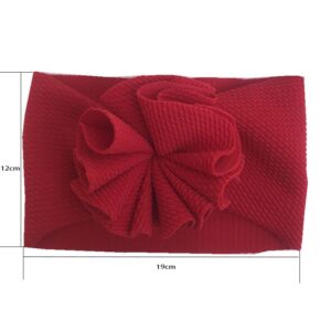 Children Kids Baby Fashion Girls Solid Color Flower Headband