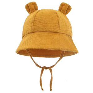 Baby Cute Rabbit Ear Solid Color Sun Hat