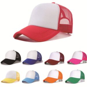Kids Casual Sponge Mesh Basic Baseball Cap