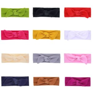 Baby Fashion Solid Color Bow Hair Band