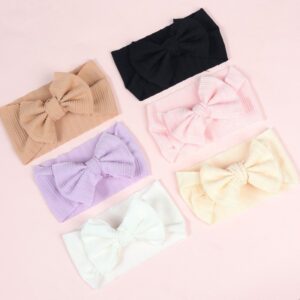 Baby Solid Color Bow Hair Band