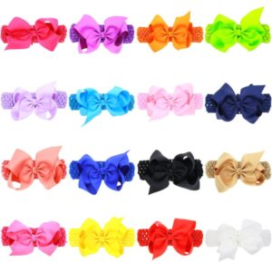 Baby Fashion Solid Color Bow Hair Band