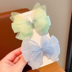 Children Fashion Gauze Bow Hair Accessories