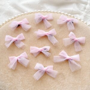 Children Cute Solid Color Mini Bow Hair Accessories