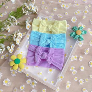 Baby Solid Color Pattern Bow Hair Band