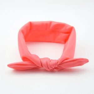 Baby Fashion Solid Color Bow Stretch Hair Band