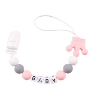 Toddlers Newborn Baby Fashion Baby Cartoon Anti-Drop Pacifier Chains