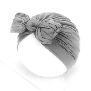 Toddlers Newborn Baby Girls Bow Knot Solid Color Cap