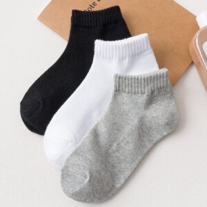 Kids Boys Mesh Thin White Socks