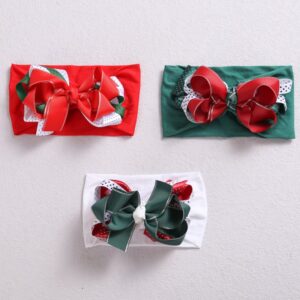 Kids Girls Color Blocking Multi-layer Bow Design Headband