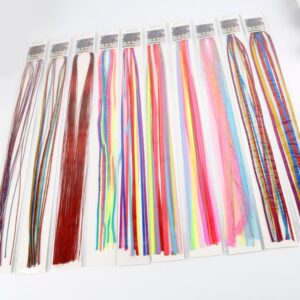 90cm 5~10Pcs/Set Mix Color Twist Knitting Hair Braided Handmade Ribbon Woven Hair Styling Tool Accessories