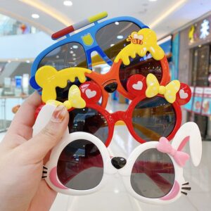 Kids Cute Polarized UV Protection Boys And Girls Cartoon Funny Sunscreen Sunglasses