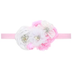 Baby Retro Flower Rhinestone Headband